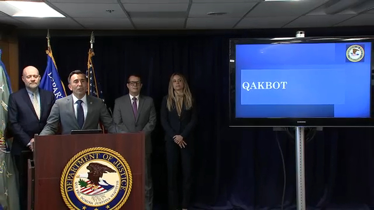 FBI, European agencies announce major takedown of hacker network that used Qakbot software - ABC7 Los Angeles