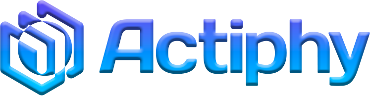 actiphy logo emboss